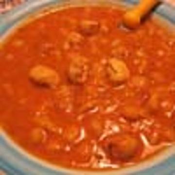 Zuppa di marroni e ceci